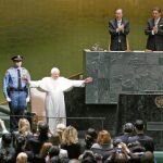 Para el Vaticano, Naciones Unidas (en la imagen, Benedicto XVI en su sede de Nueva York) debe ser «punto de referencia» de la reforma