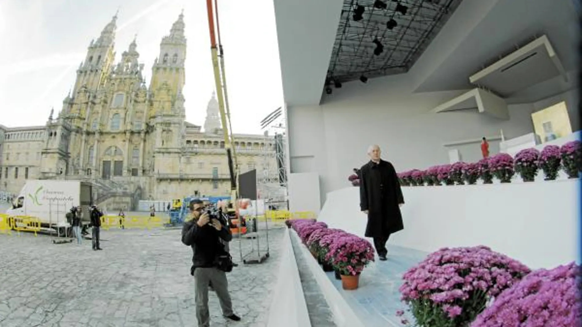La cobertura de la visita de Benedicto XVI a España será masiva