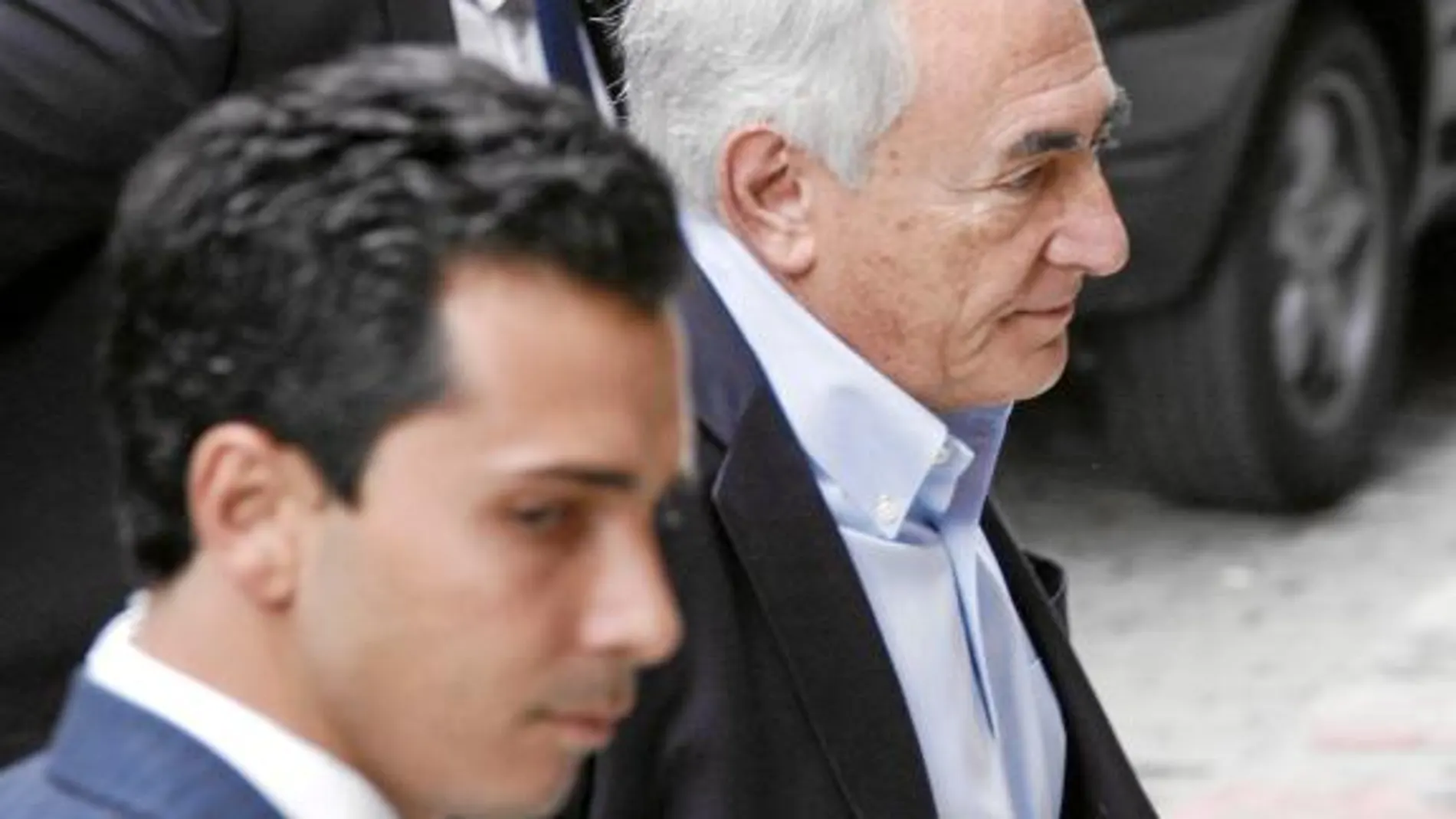 Dominique Strauss-Kahn volvía el sábado por la tarde a su casa de la calle Franklin, en la céntrica zona de Tribeca, en Nueva York