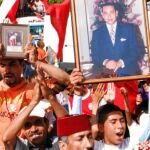 Seguidores del rey se manifestaron ayer en Casablanca