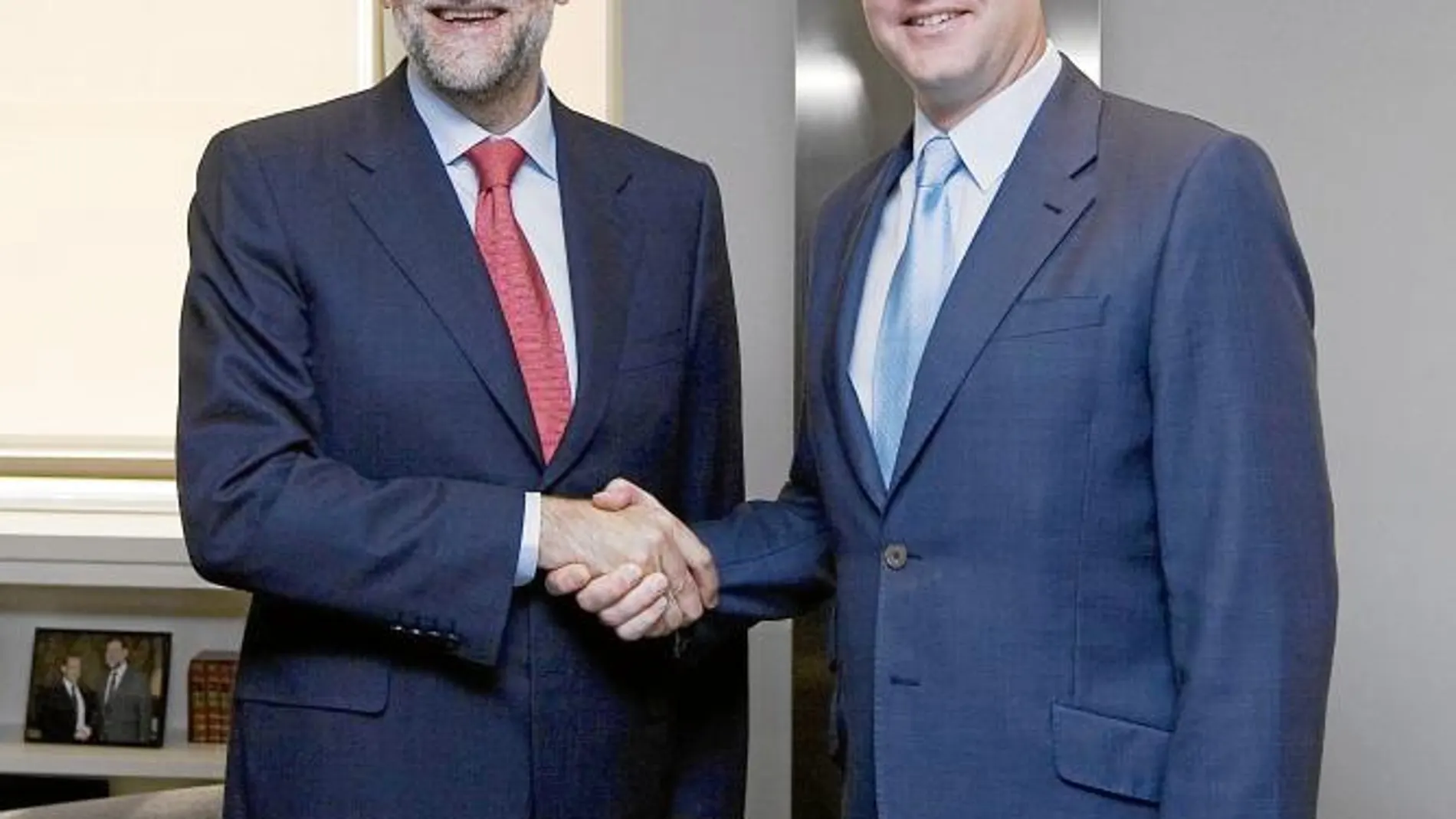 Rajoy se reunió ayer con el viceprimer ministro británico, Nick Clegg