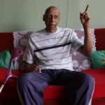 El disidente cubano Guillermo Fariñas, fotografiado ayer en su casa de Santa Clara