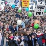 El Papa envió una carta a los organizadores de la «Marcha por la Vida» de París como muestra de apoyo