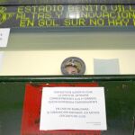 Las taquillas del estadio del Betis estaban abiertas pero no se podían comprar entradas para el choque ante el Sevilla de la primera jornada