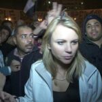 La periodista Lara logan