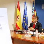 El conseller de Sanidad, durante la presentación de la última iniciativa sanitaria