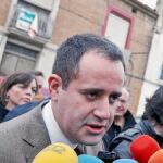 Alarte, ayer, en el Cabanyal