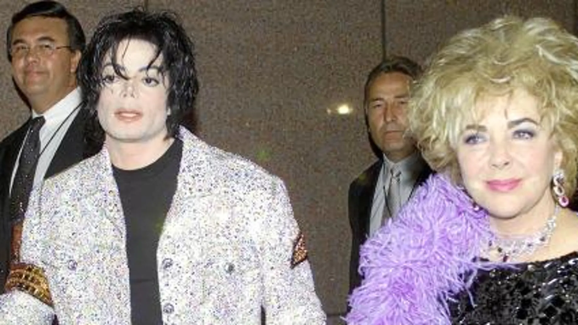 Junto a Michael Jackson en 2001