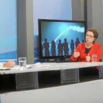 El periodista Santiago Talaya entrevista en Canal Luz a la titular de Hacienda y Administración Pública, Carmen Martínez Aguayo