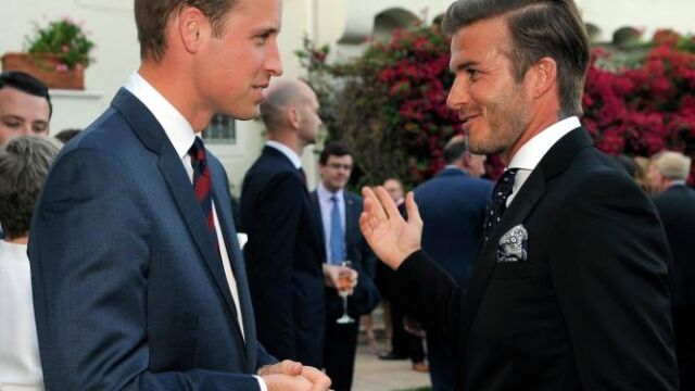 Beckham da la bienvenida a los duques de Cambridge a California