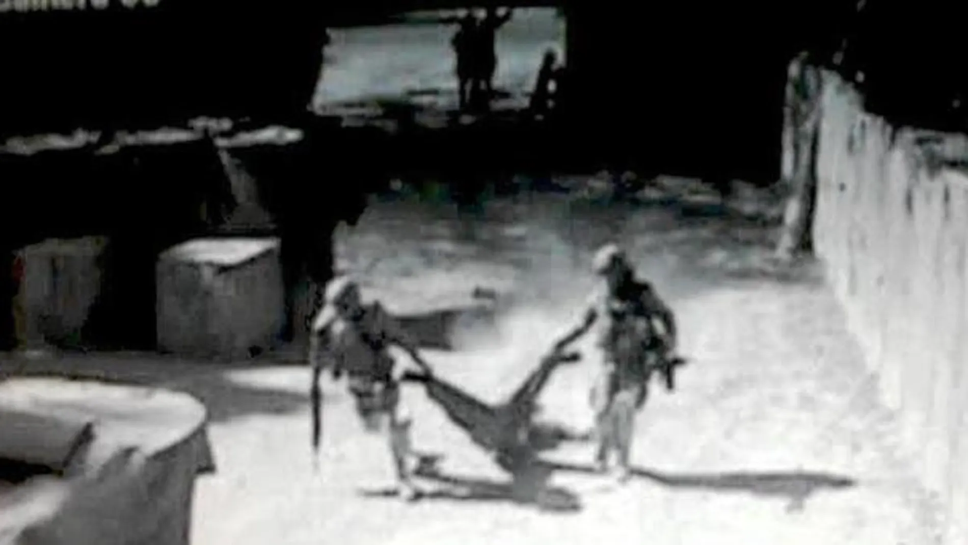 Imagen recogida del vídeo filtrado por los militares españoles a Antena 3