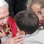 Benedicto XVI, el pasado mes de noviembre, en su viaje a Santiago de Compostela