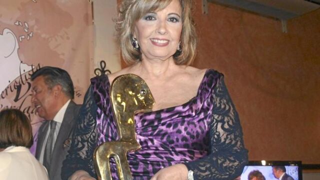 María Teresa Campos, el jueves, tras recibir un premio en Sevilla