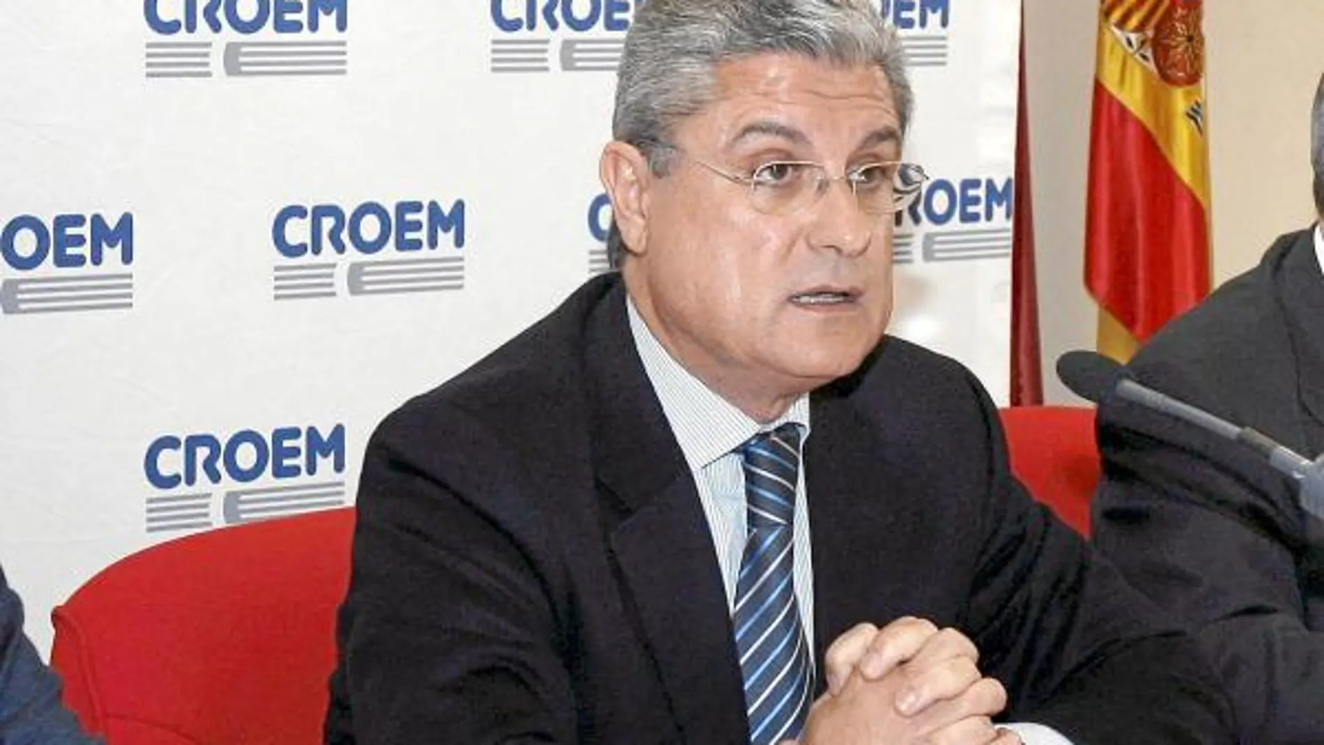 El presidente de la Croem, Miguel del Toro, en una imagen de archivo reciente