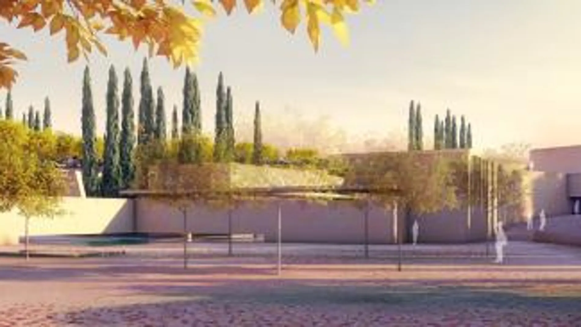 Recreación del proyecto de Siza, que reordenará la llegada a la Alhambra