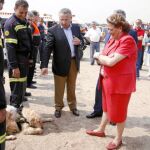 Barberá y Domínguez, ayer durante la presentación del plan de protección especial de L'Albufera y El Saler