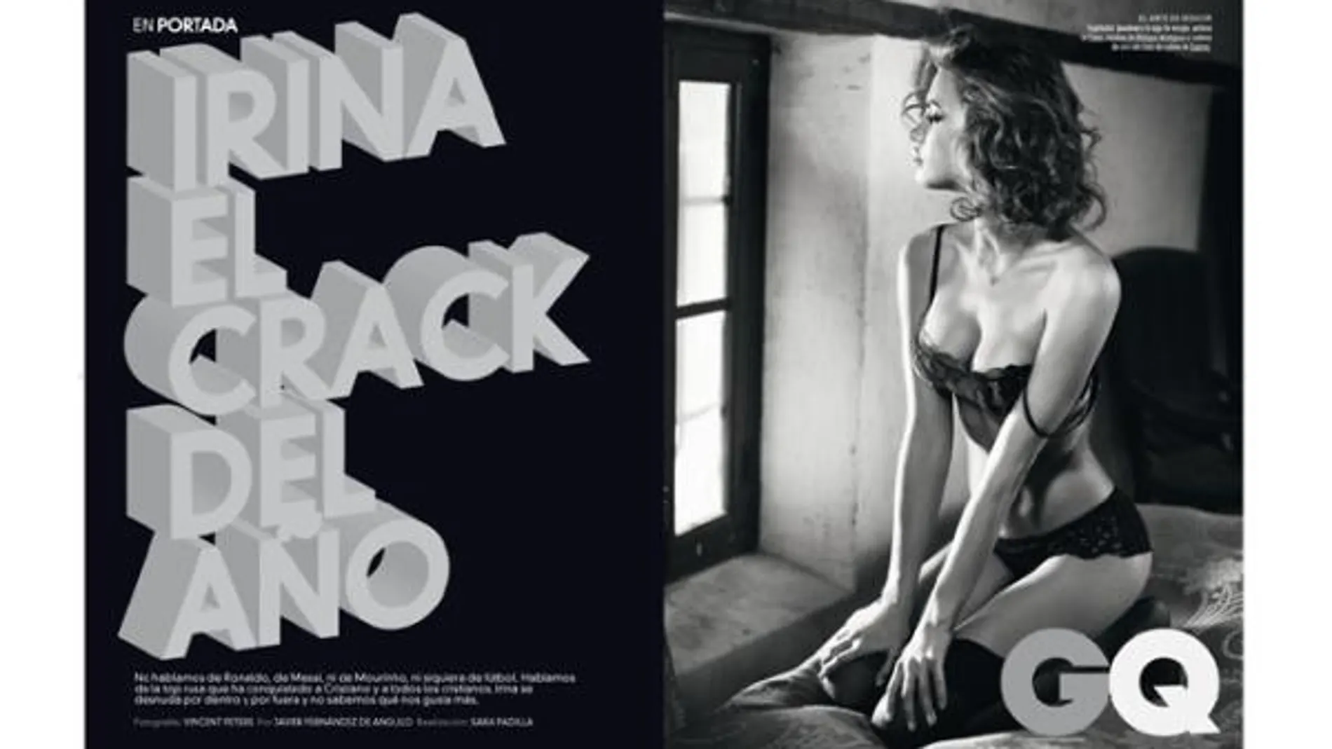 Irina Shayk protagoniza varias páginas del número de diciembre de la revista
