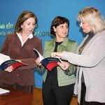 Palacios, Marín y Blázquez, durante la presentación del programa de actuación