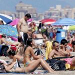 Estos días, las playas de España están de bote en bote