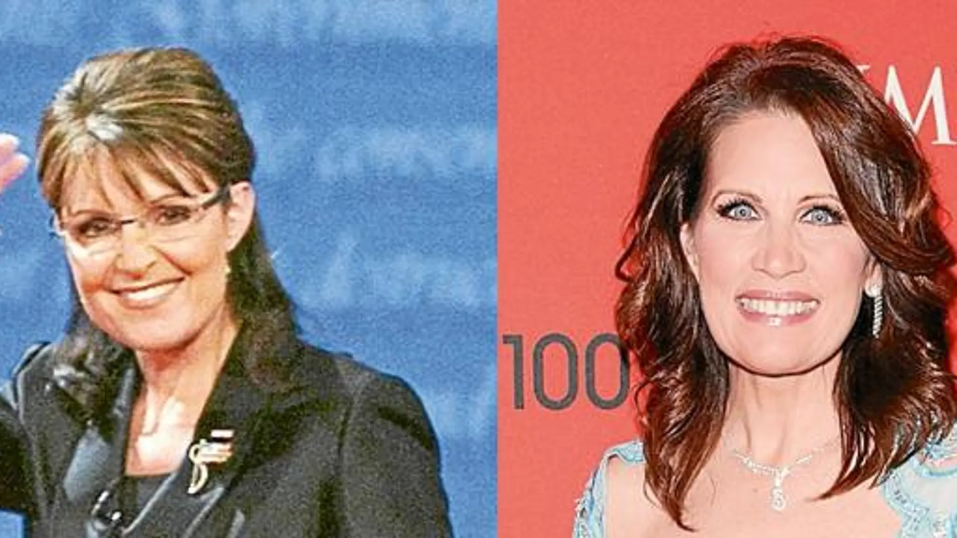 En la imagen, Sarah Palin y Michele Bachmann