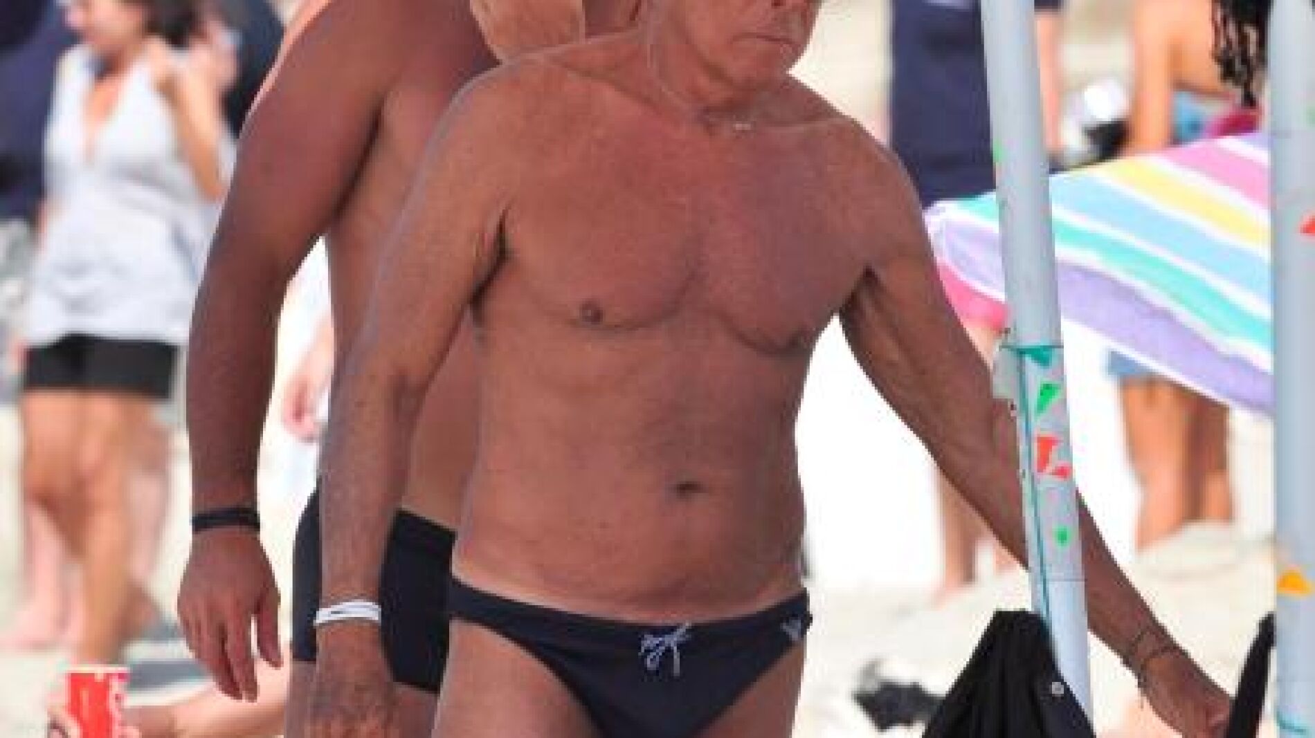 Giorgio Armani disfruta con un amigo en Formentera