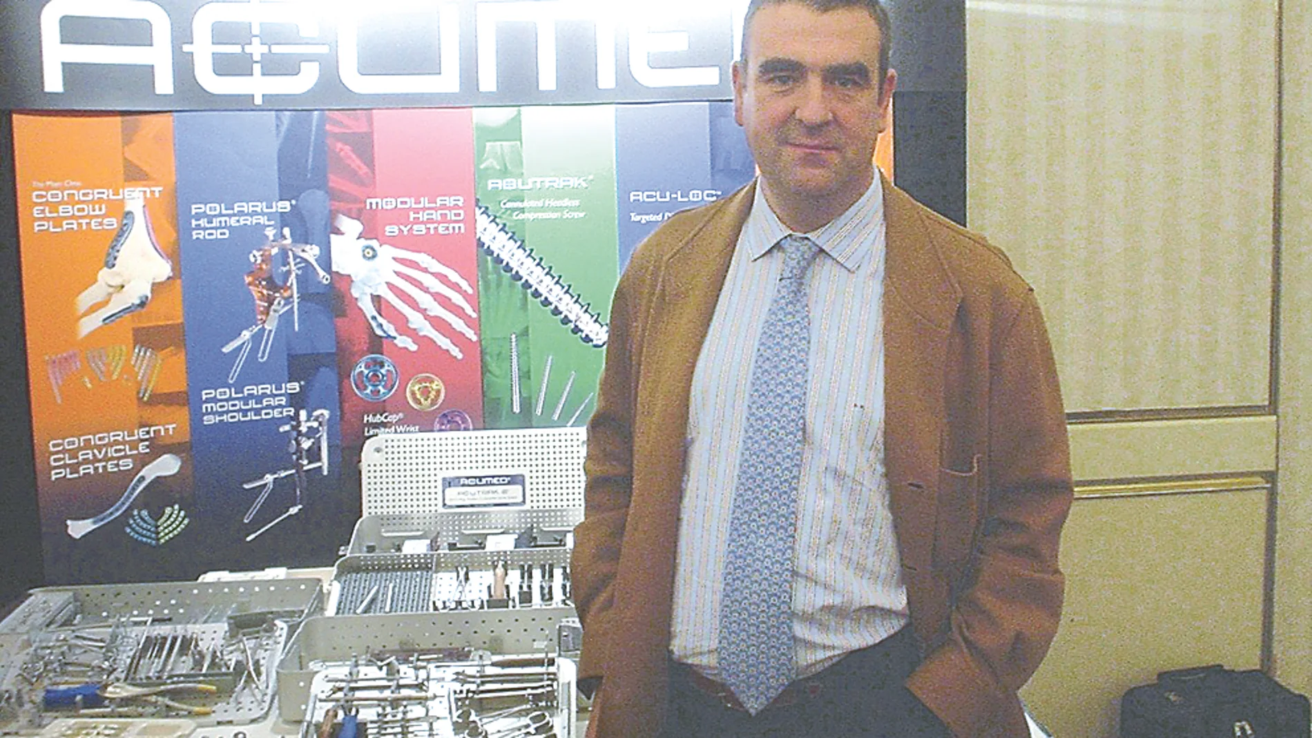 Diego Palacios, director general de la empresa Acumed Ibérica