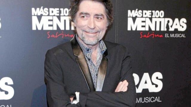 Joaquín Sabina acudió el jueves al estreno de su musical
