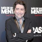 Joaquín Sabina acudió el jueves al estreno de su musical