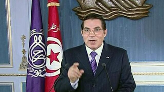 El presidente tunecino Ben Alí