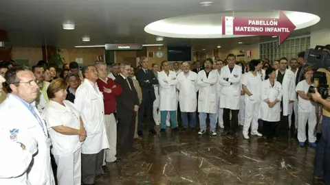 Protesta por la agresión a una doctora en Murcia