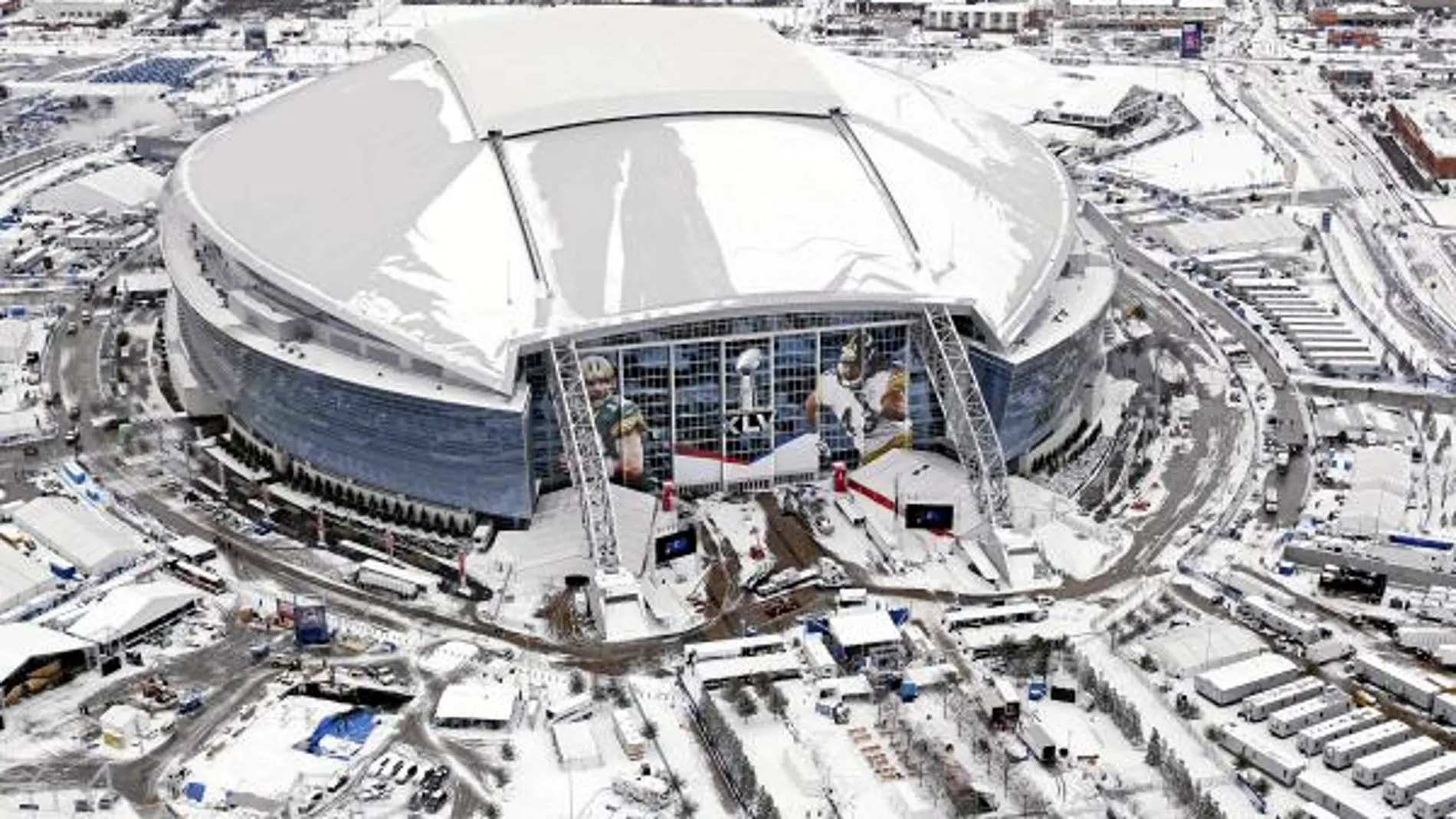La nieve invade el estado donde se celebrará la final de la Superbowl entre los Steelers y los Packers