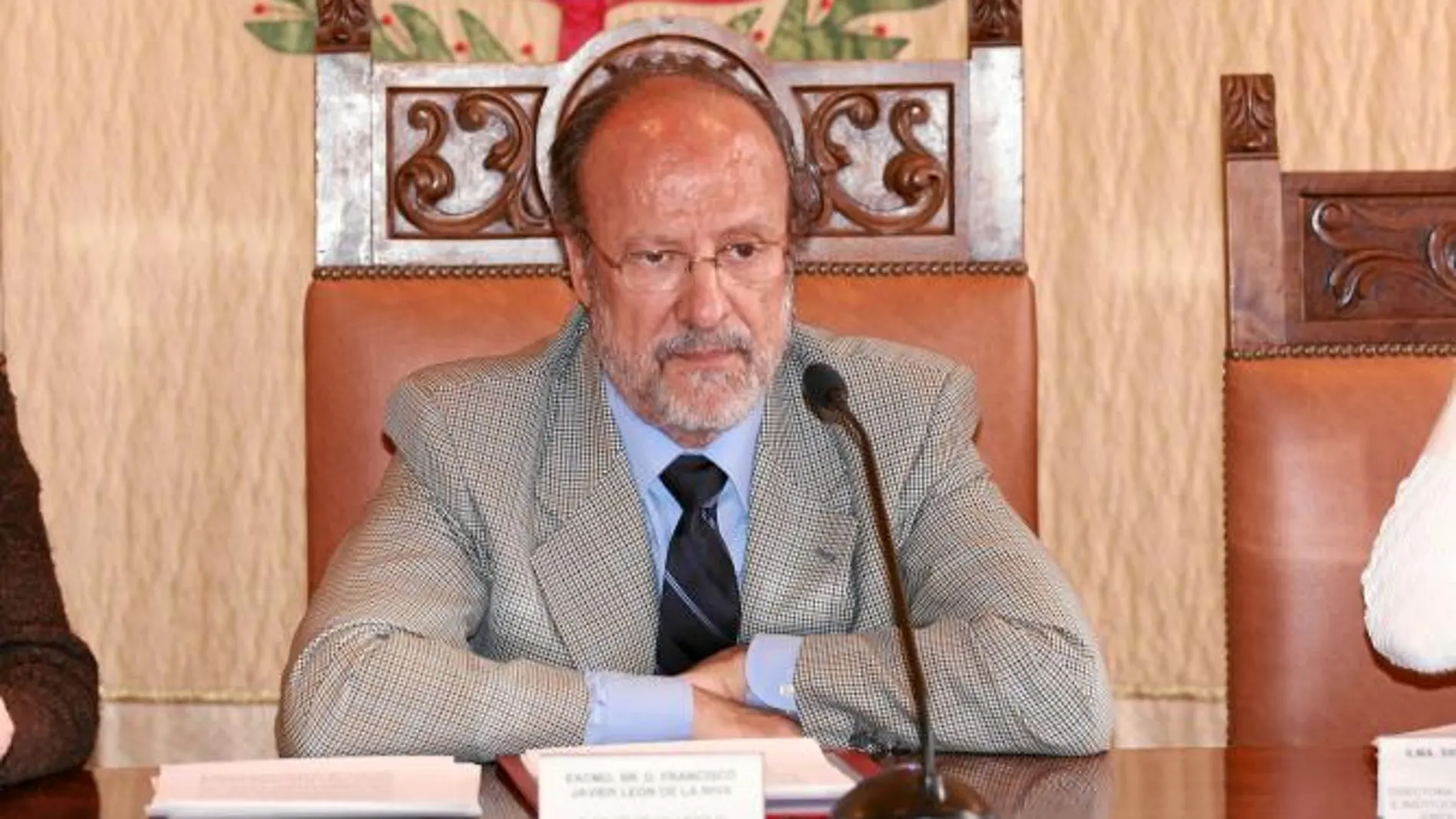 El ex alcalde de Valladolid, Javier León de la Riva