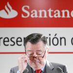 Alfredo Sáenz, consejero delegado de Banco Santander, cree que la alta prima de riesgo está costando «mucho dinero» en los mercados