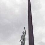 Monumento a la República en la plaza Llucmajor