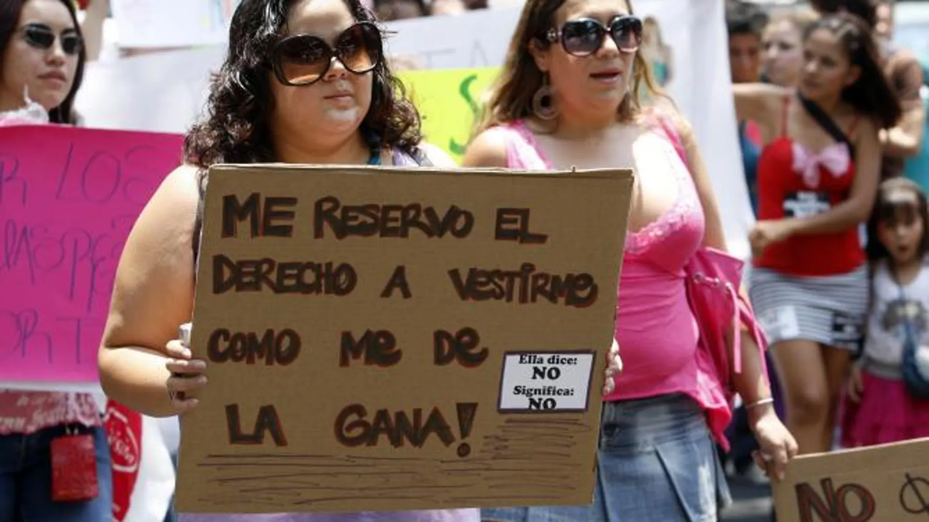 Una multitudinaria marcha celebrada en México D. F. ha sido la última contra la violencia machista
