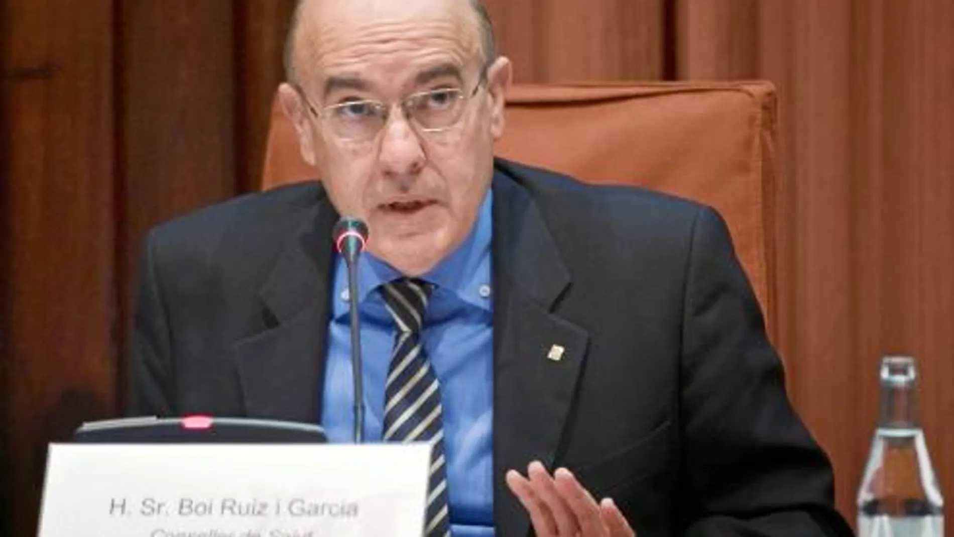 El conseller de Salut, Boi Ruiz, presentó ayer las líneas principales de su gestión para esta legislatura en la Comisión de Salud del Parlament