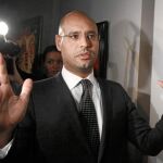 Saif al Islam Gadafi entró ayer en la TV turca