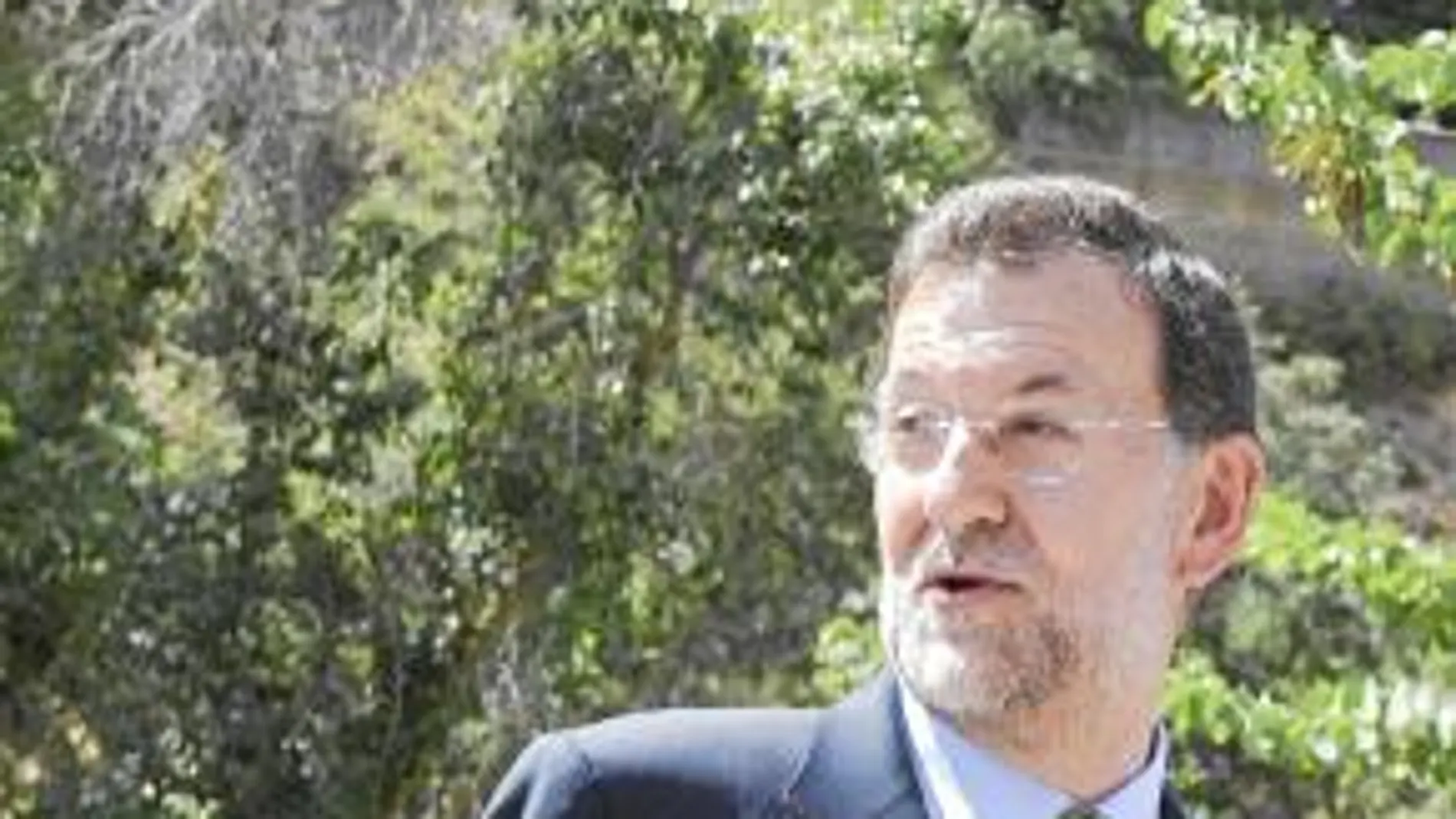 Rajoy, durante su reunión con Hillary Clinton