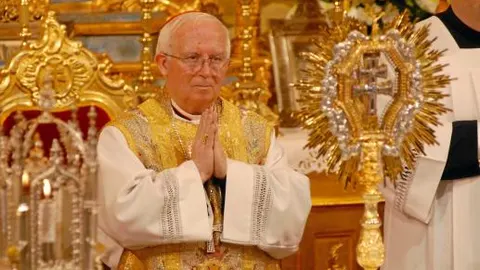 El cardenal valenciano Antonio Cañizares, durante una celebración eucarística