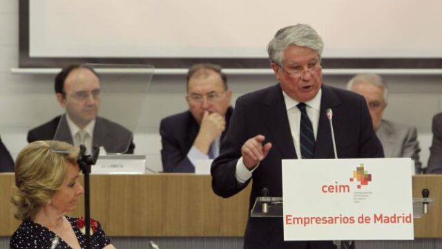 El presidente de CEIM, Arturo Fernández