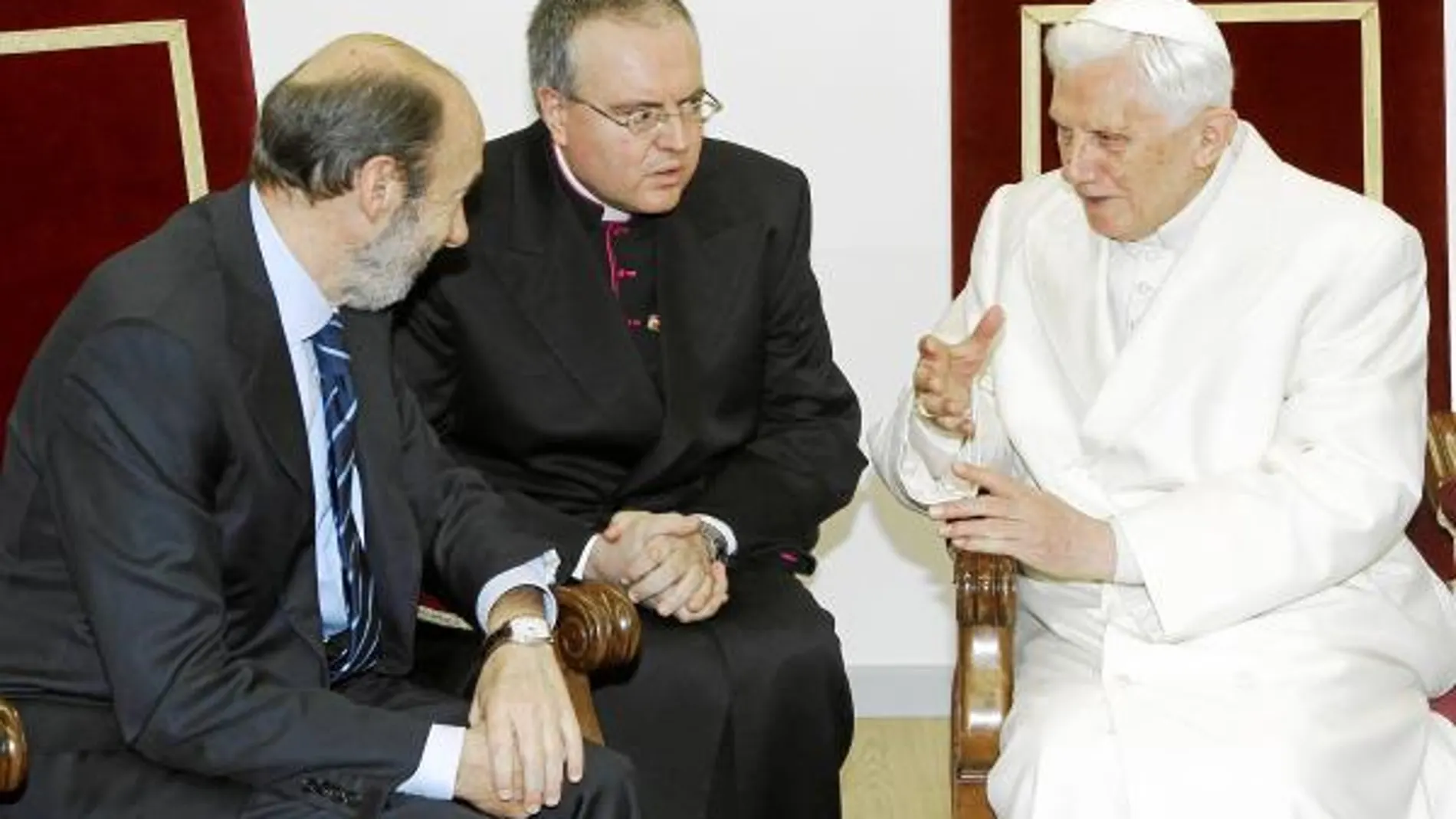 El Papa conversó con Alfredo Pérez Rubalcaba