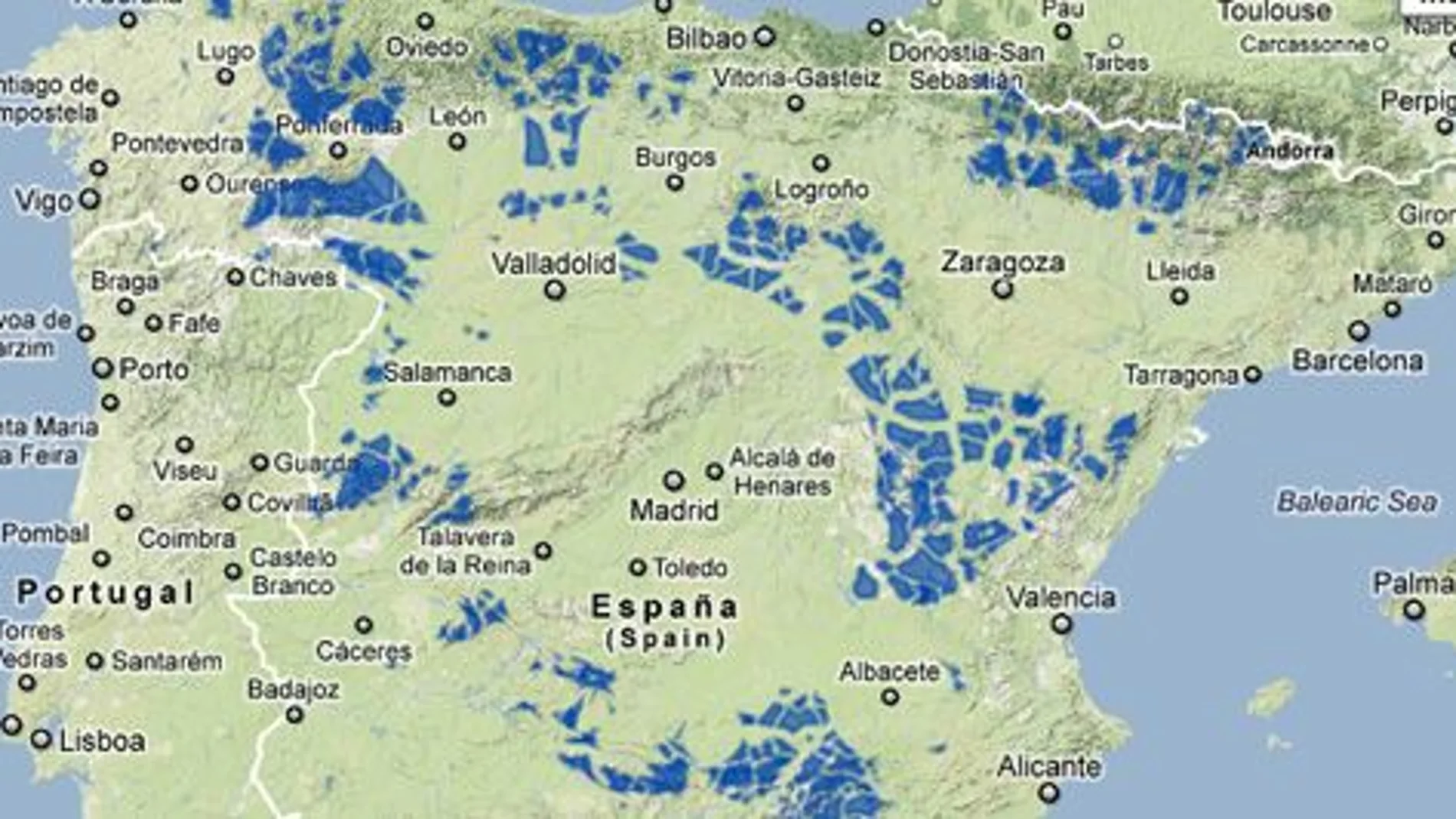 Las zonas más seguras de España frente a una catástrofe