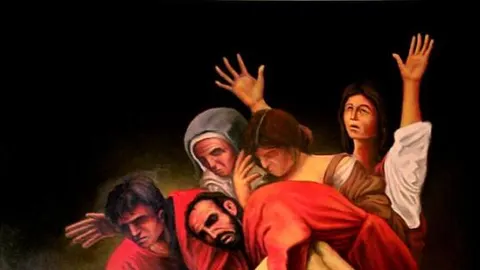 El Prado expone por primera vez «El Descendimiento» de Caravaggio