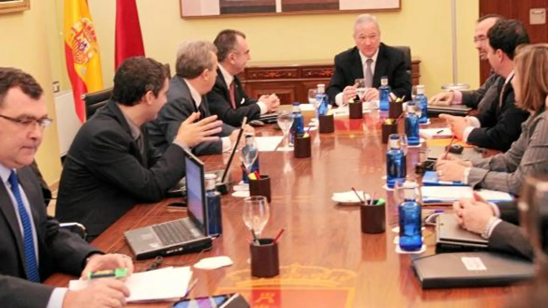 Ramón Luis Valcárcel presidió el Consejo de Gobierno, celebrado ayer en el Palacio San Esteban de la capital murciana