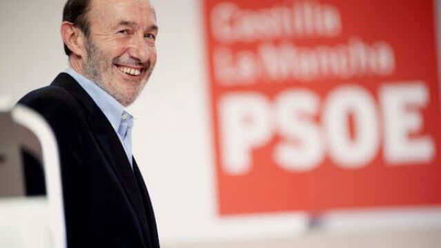 Rubalcaba, uno de los grandes protagonistas del acto de los socialistas manchegos