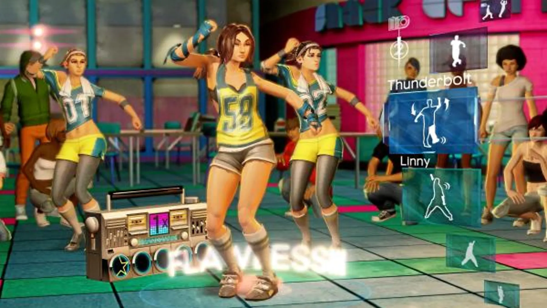 Imagen de «Dance Central» para Kinect, un juego de baile que sigue los pasos de «Just Dance»