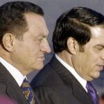Mubarak y Ben Alí, los presidentes caídos en las revueltas