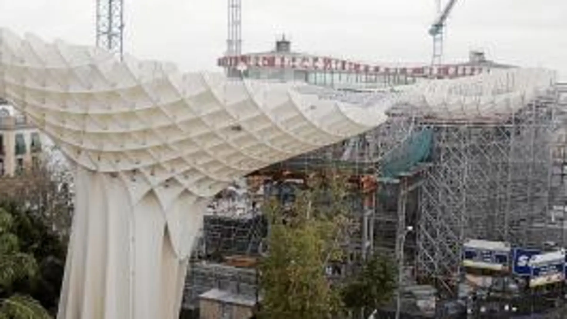 Las obras del Antiquarium se ejecutan dentro del proyecto global del Metropol Parasol de la plaza de la Encarnación
