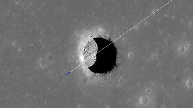 Una cueva podría servir de base para colonizar la Luna