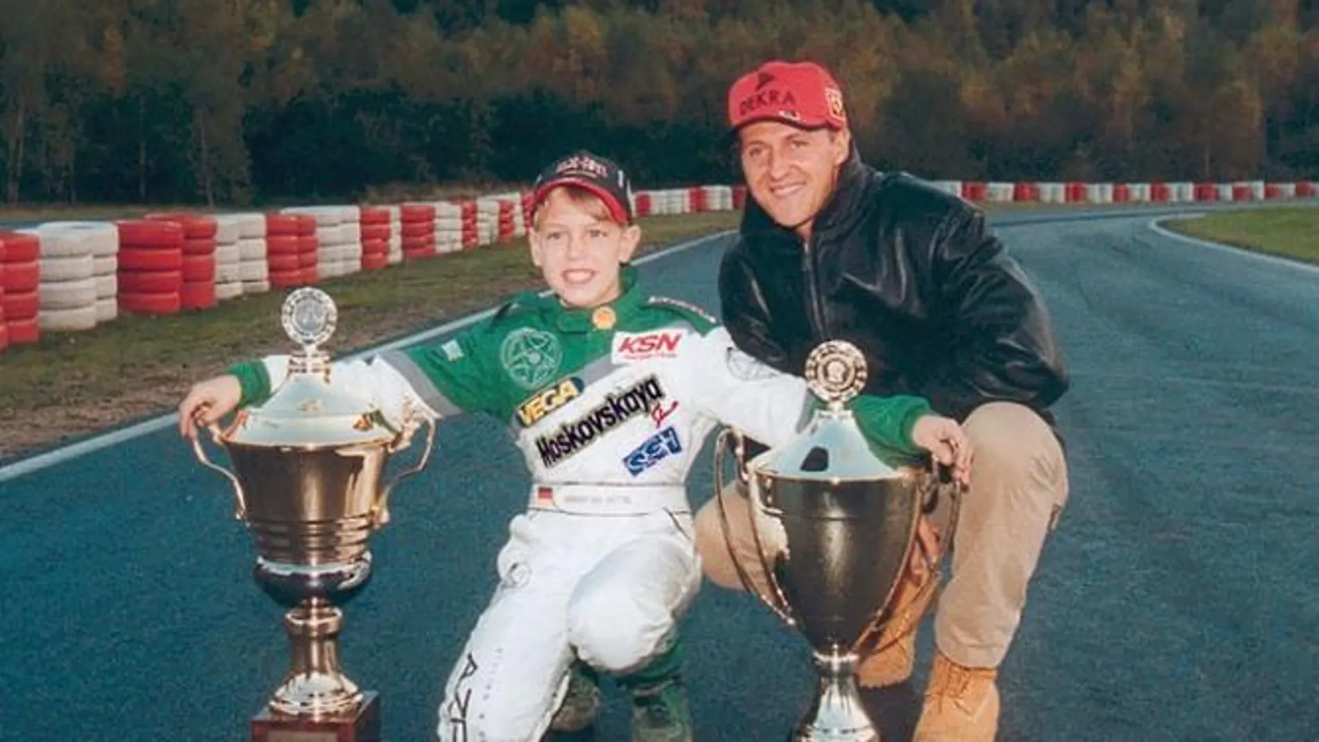 El heptacampeón conoció a Vettel en una entrega de premios en el año 2000